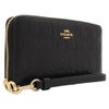 コーチ アウトレット 長財布 レディース ロング ジップ アラウンド ウォレット・シグネチャー レザー ブラック COACH OUTLET CEW21 IMBLK