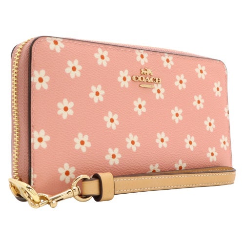 コーチ アウトレット 長財布 レディース ピンク COACH OUTLET CFD93 IMPMC