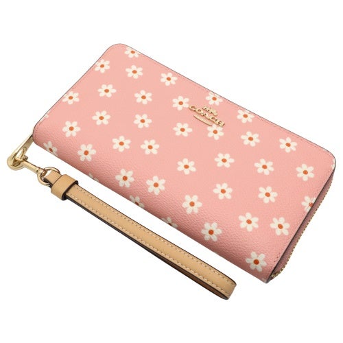 コーチ アウトレット 長財布 レディース ピンク COACH OUTLET CFD93 IMPMC