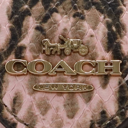 コーチ アウトレット 二つ折り財布 レディース ピンク COACH OUTLET