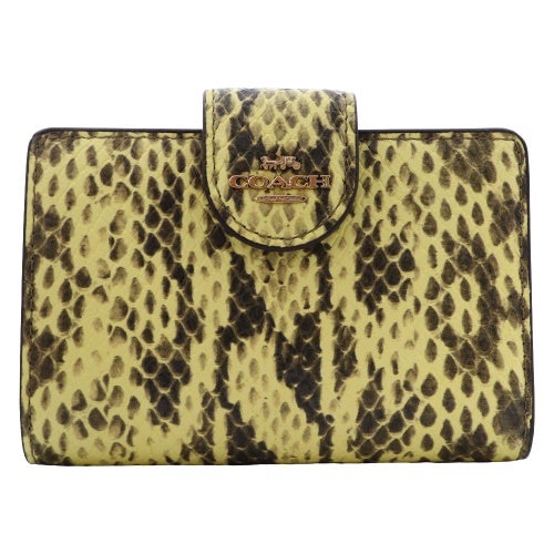 コーチ アウトレット 二つ折り財布 レディース イエロー COACH OUTLET CEL81 IMYLW