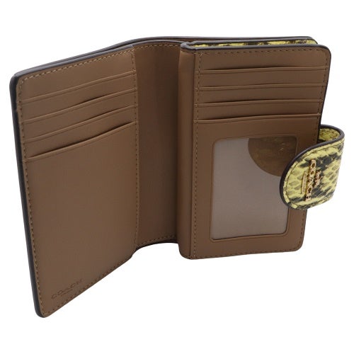 コーチ アウトレット 二つ折り財布 レディース イエロー COACH OUTLET CEL81 IMYLW