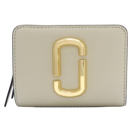マークジェイコブス 二つ折り財布 レディース ザ スナップショット ミニ コンパクト ウォレット グレー Marc Jacobs 2P6SMP021S01 088 DUST MULTI