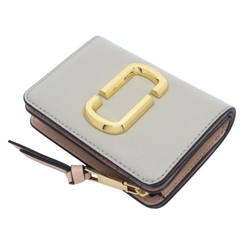 マークジェイコブス 二つ折り財布 レディース ザ スナップショット ミニ コンパクト ウォレット グレー Marc Jacobs 2P6SMP021S01 088 DUST MULTI