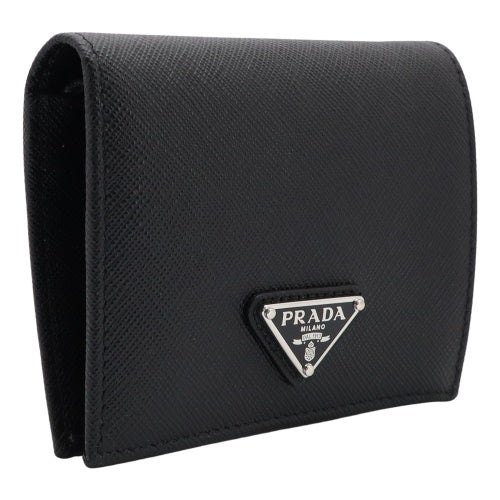 プラダ 二つ折り財布 レディース ブラック PRADA 1MV204 QHH F0632 NERO