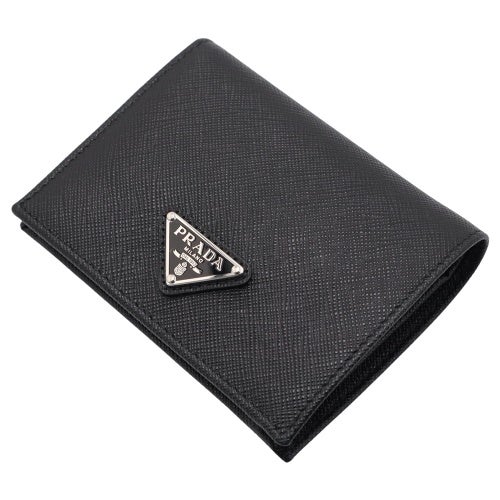 プラダ 二つ折り財布 レディース ブラック PRADA 1MV204 QHH F0632 NERO