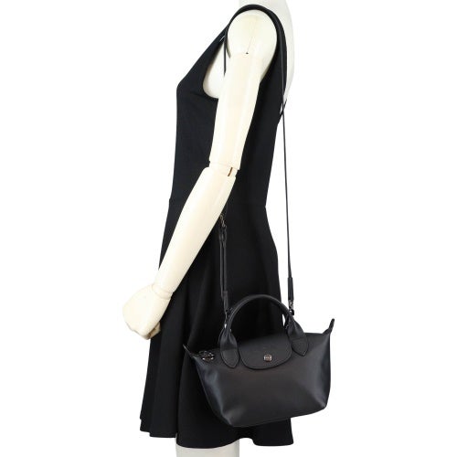 ロンシャン ハンドバッグ レディース LE PLIAGE XTRA プリアージュエクストラハンドルXS ブラック LONGCHAMP 1500 987 001 BLACK