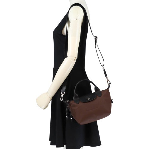 ロンシャン ハンドバッグ レディース LE PLIAGE ENERGY プリアージュエナジーハンドXS ブラウン LONGCHAMP 1500 HSR 742 CACAO
