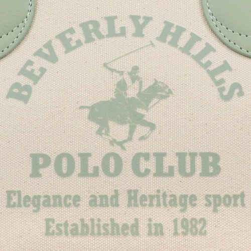 ビバリーヒルズポロクラブ トートバッグ レディース グリーン BEVERLY HILLS POLO CLUB BH2014N キナリ/ライトグリーン