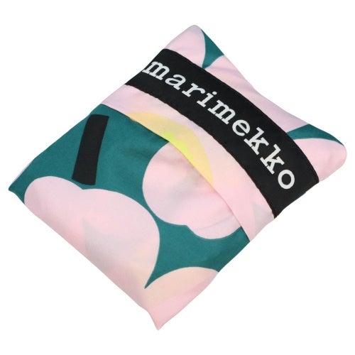 マリメッコ エコバッグ レディース Smart Bag ピンク marimekko 095570 246 GREEN/LIGHT PINK/YELLOW