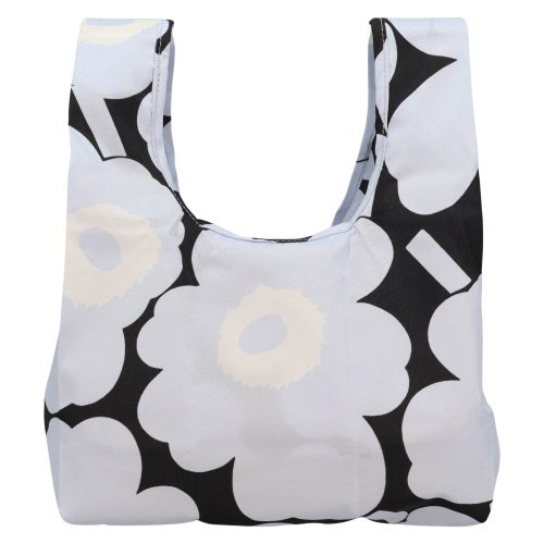 マリメッコ エコバッグ レディース Mini Smart Bag ブルー marimekko 095572 159 LIGHT BLUE/BLACK/OFF WHITE