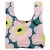 マリメッコ エコバッグ レディース Mini Smart Bag ピンク marimekko 095572 246 GREEN/LIGHT PINK/YELLOW