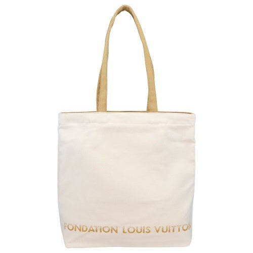 ルイヴィトン トートバッグ レディース FONDATION CANVAS ZIPPER BAG ホワイト Fondation Louis Vuitton 2000000020358 WHITE