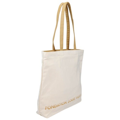 ルイヴィトン トートバッグ レディース FONDATION CANVAS ZIPPER BAG ホワイト Fondation Louis Vuitton 2000000020358 WHITE