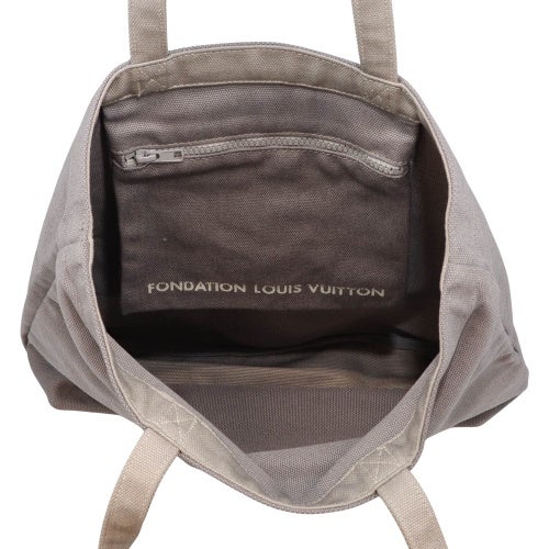 ルイヴィトン トートバッグ レディース FONDATION CANVAS ZIPPER BAG グレー Fondation Louis Vuitton 2000000020372 GREY