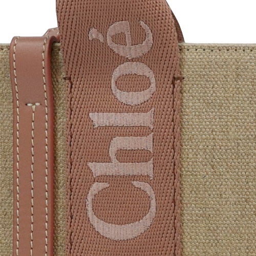 クロエ ハンドバッグ レディース WOODY LOGO スモール ブラウン CHLOE