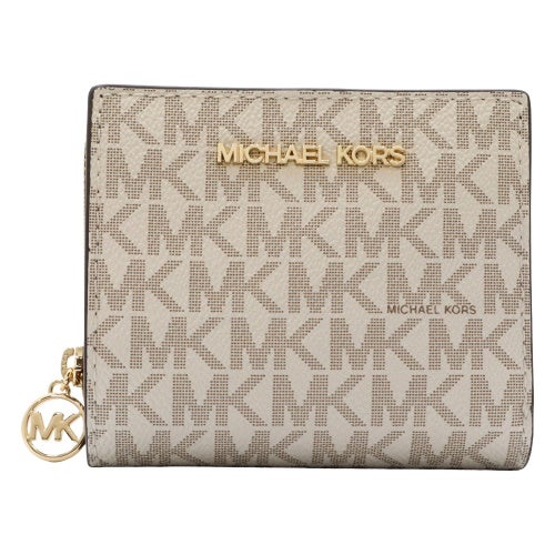マイケルコース MICHAEL KORS 二つ折り財布 レディース ベージュ