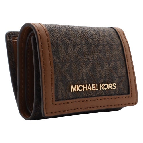 MICHAEL KORS ブラウン バッグ　財布　セット マイケルコース 三つ折り財布 レディース JET SET TRAVEL ジェット