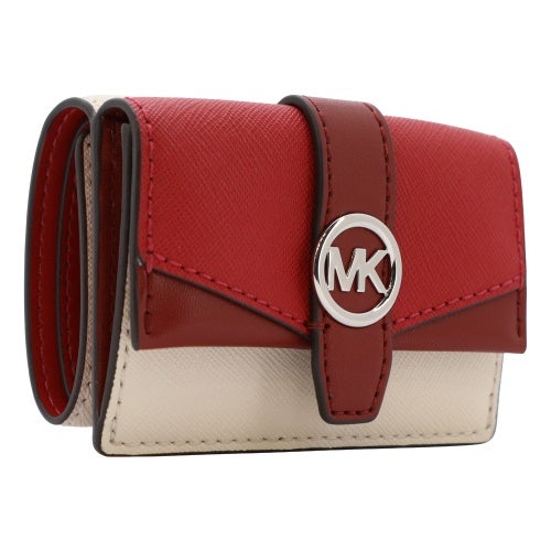 マイケルコース 三つ折り財布 レディース レッド MICHAEL KORS