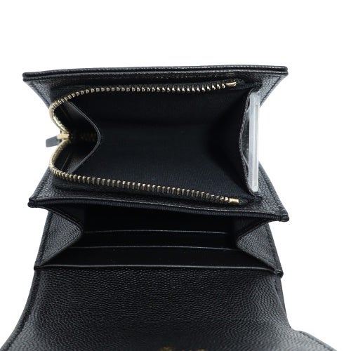 シャネル 二つ折り財布 レディース ブラック CHANEL AP4709 B20633