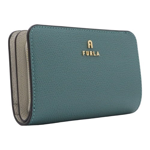 フルラ 二つ折り財布 レディース CAMELIA カメリア グリーン FURLA