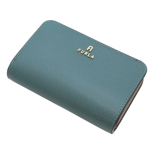フルラ 二つ折り財布 レディース CAMELIA カメリア グリーン FURLA