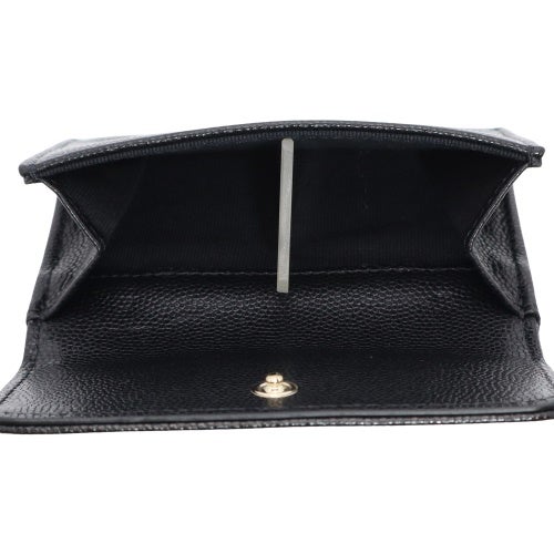 シャネル 三つ折り財布 レディース ブラック CHANEL AP4655 B20633