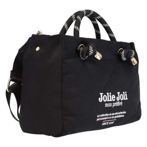 ジョリージョリ ハンドバッグ レディース ブラック Jolie Joli JJ