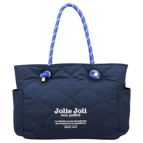 ジョリージョリ トートバッグ レディース ネイビー Jolie Joli JJ