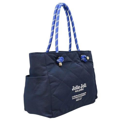 ジョリージョリ トートバッグ レディース ネイビー Jolie Joli JJ