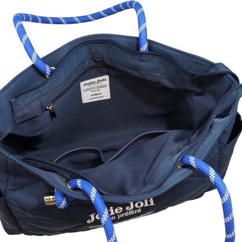 ジョリージョリ トートバッグ レディース ネイビー Jolie Joli JJ