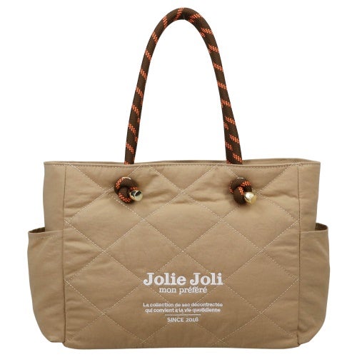 特別価格　　ジョリーフルール バッグ＆ポーチセット ジョリージョリ トートバッグ レディース ブラウン Jolie Joli JJ