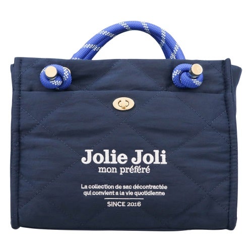 ジョリージョリ トートバッグ レディース ネイビー Jolie Joli JJ