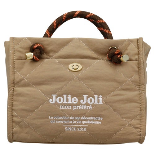 ジョリージョリ トートバッグ レディース ブラウン Jolie Joli JJ