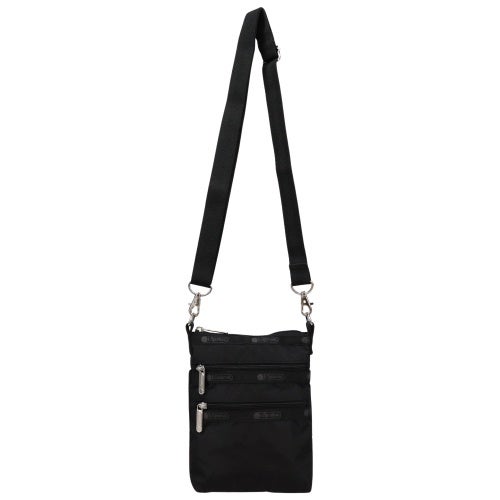 レスポートサック ショルダーバッグ レディース 3 ZIP CROSSBODY ブラック LeSportsac 4007 R086 RECYCLED BLACK