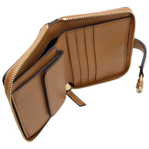 クロエ 二つ折り財布 レディース PADDINGTON ZIP BIFOLD WALLET ブラウン CHLOE CH26WP952 O37 209 MUSTANG BROWN