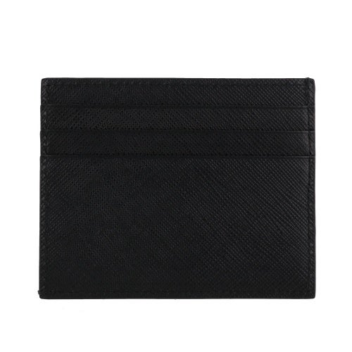 プラダ カードケース 名刺入れ レディース SAFFIANO TRIANGOLO ブラック PRADA 2MC223 QHH F0002 NERO