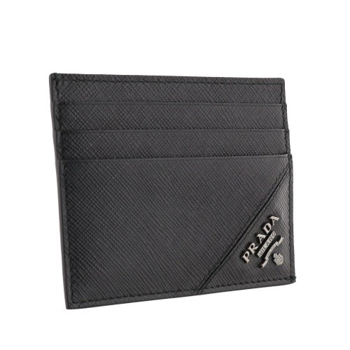 プラダ カードケース 名刺入れ レディース SAFFIANO METAL ブラック PRADA 2MC223 QME F0002 NERO