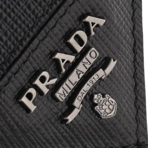 プラダ カードケース 名刺入れ レディース SAFFIANO METAL ブラック PRADA 2MC223 QME F0002 NERO