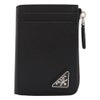 プラダ カードケース レディース SAFFIANO TRIANGOLO ブラック PRADA 2MC129 QHH F0002 NERO