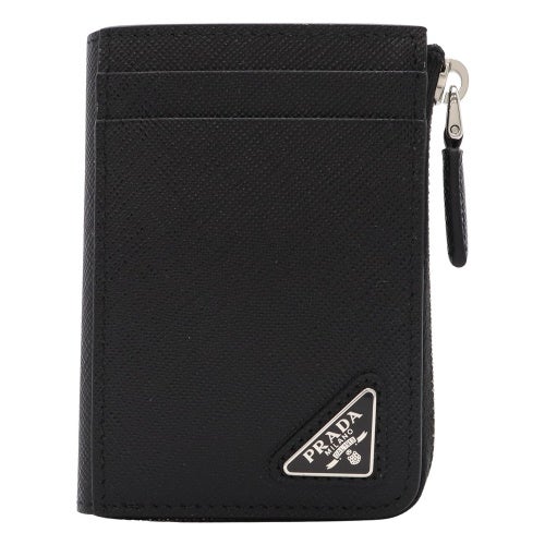 プラダ カードケース レディース SAFFIANO TRIANGOLO ブラック PRADA 2MC129 QHH F0002 NERO