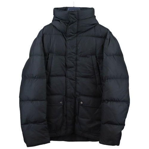 ヘルノ ダウンジャケット メンズ POLAR-TECH ブラック HERNO PI001140U 12004Z 50 Lサイズ NERO
