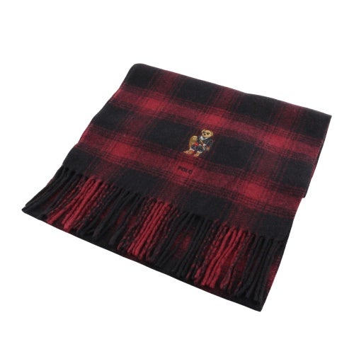 ポロラルフローレン マフラー レディース レッド POLO RALPHLAUREN PC1456 001