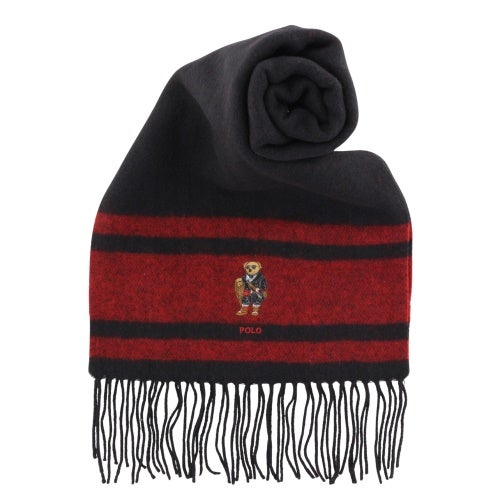 ポロラルフローレン マフラー レディース レッド POLO RALPHLAUREN PC1456 004