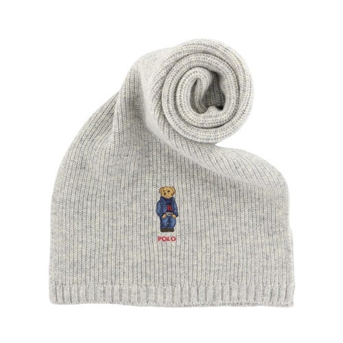ポロラルフローレン マフラー レディース グレー POLO RALPHLAUREN PC1464 032