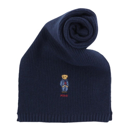 ポロラルフローレン マフラー レディース ネイビー POLO RALPHLAUREN PC1464 433