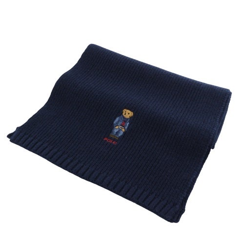 ポロラルフローレン マフラー レディース ネイビー POLO RALPHLAUREN PC1464 433