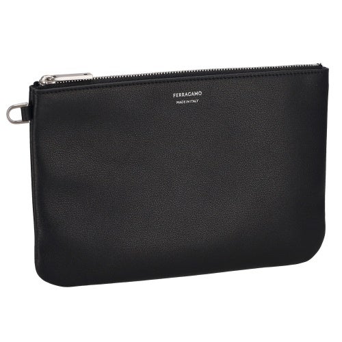 フェラガモ ポーチ メンズ ブラック Salvatore Ferragamo 661466 YELLOW/NERO/NERO