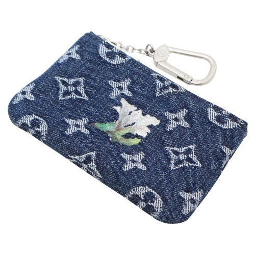ルイヴィトン キーケース モノグラム キーケース ポシェット・クレ ブルー LOUIS VUITTON M27561 ブルー
