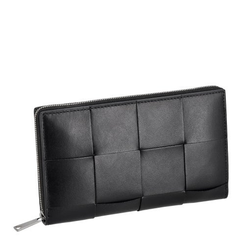 ボッテガヴェネタ 長財布 メンズ レディース マキシイントレチャート ブラック BOTTEGA VENETA 814649 V47V1 8803